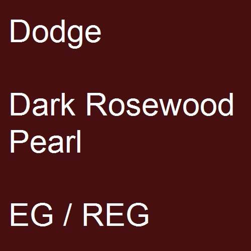 Dodge, Dark Rosewood Pearl, EG / REG.